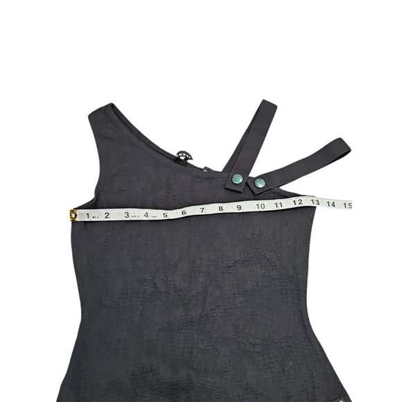 Koral Textured Bodysuit Small Black - Picture 4 of 7